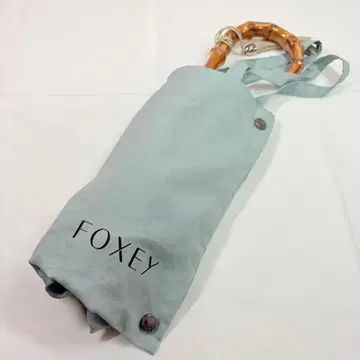 FOXEY 폭시 대나무 핸들 우천 겸용 접이식 우산