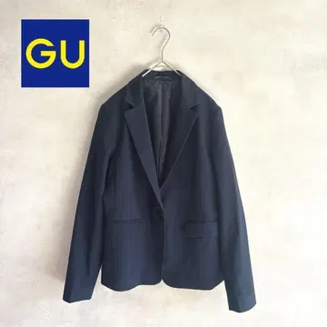 524 GU 지유 워셔블 테일러드 자켓 졸업식 입학식 네이비 S
