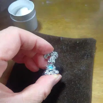 미키 실버 펜던트 탑 약 2.5cm