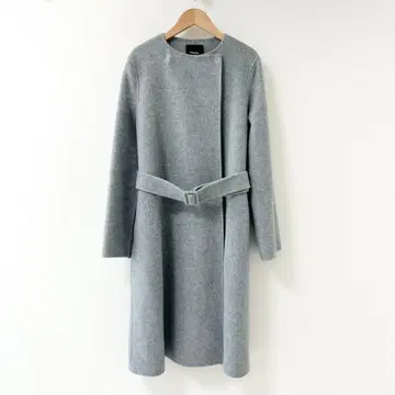 띠어리 NEW DIVIDE LUXE/CLOAK COAT DF 그레이