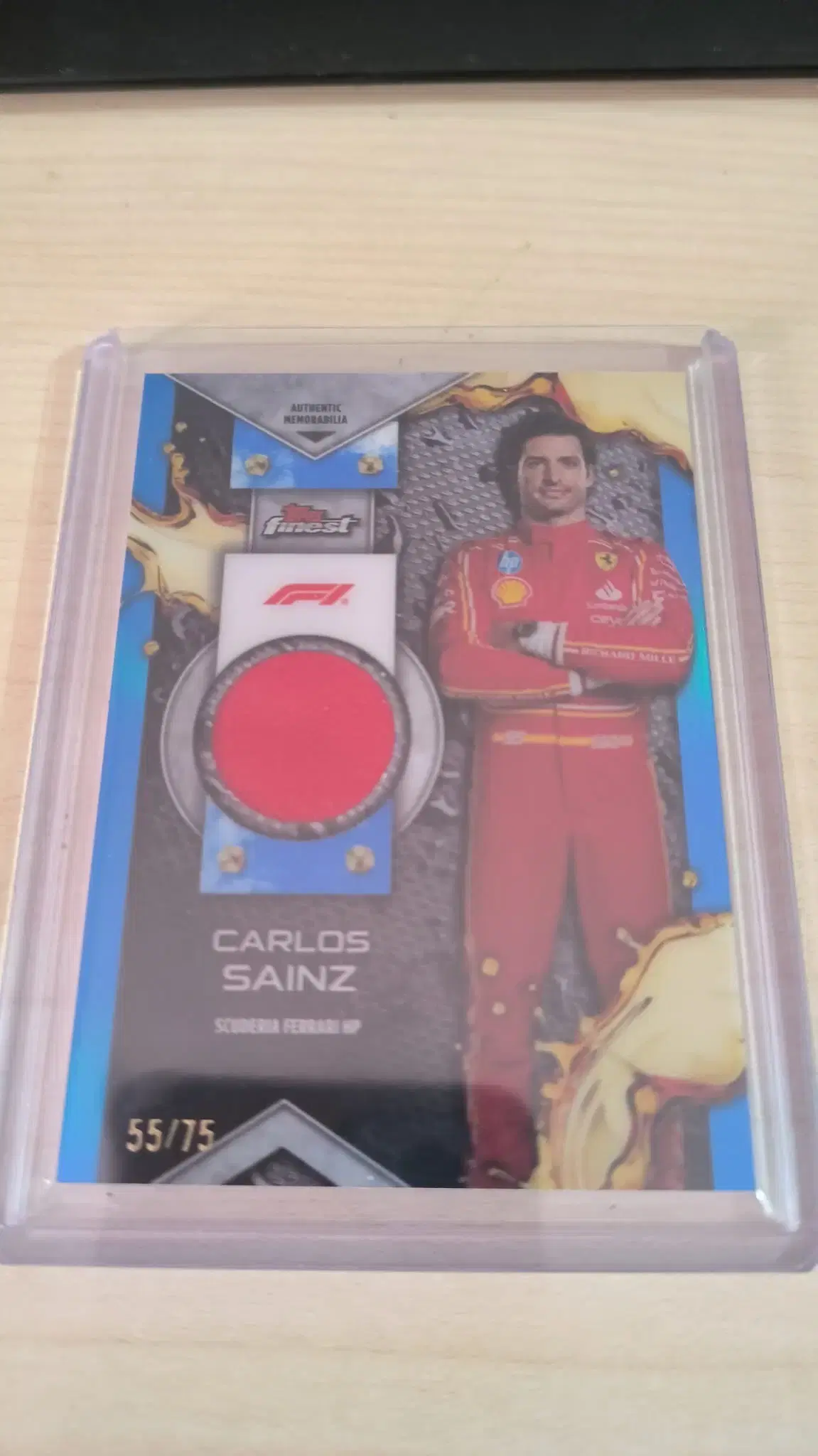 2024 TOPPS Finest F1 Carlos Sainz 55/75