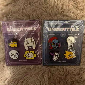Undertale 언더테일 핀 배지 2개 세트