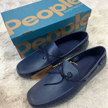 미사용 새상품 PeopleFootwear 보트 슈즈 네이비 UK12