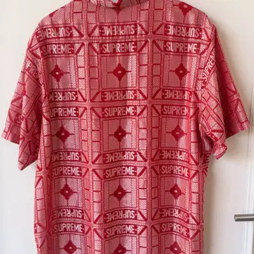 2024 Supreme Tray Jacquard S/S Shirt | 브랜드 중고거래 플랫폼