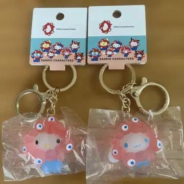 미야쿠미야쿠 산리오 키링 헬로키티&시나모롤 2개 세트