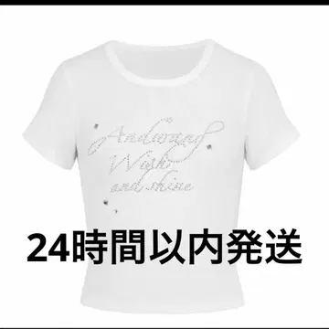 andwang bijou wish rib tops 티셔츠