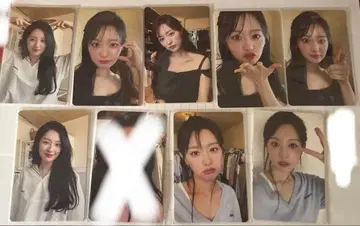 김지원 트레이딩 카드 세트 포토 카드 김지원