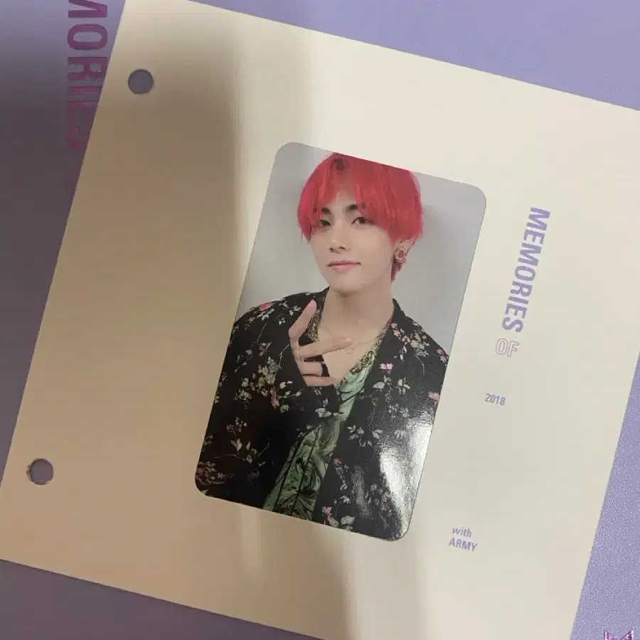 19 Memories Blu-ray printed photo postcard split bts bangtan
