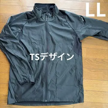 TS DESIGN 블랙 윈드브레이커 LL