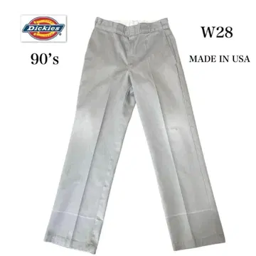 90's Dickies USA제 워크 팬츠 디키즈 실버 그레이