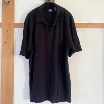 Dickies 블랙 피케 셔츠 [ XL ]
