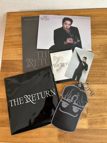 2PM THE RETURN 미니 부채 키링 트레이딩 카드 세트