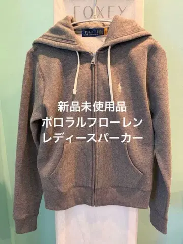 [랄프로렌] 미사용 새상품 여성용 후드티 그레이 S (두껍고 따뜻함)