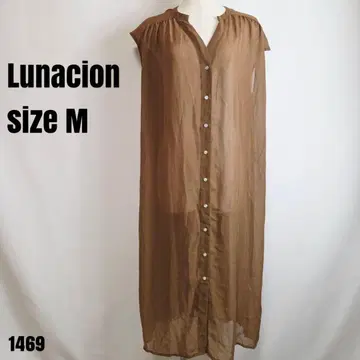 Lunacion 루나시온 슬리브리스 원피스 브라운 M 1469