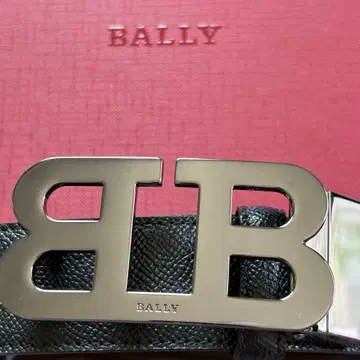 희귀, 새상품급 BALLY BB 올 패턴 버클 벨트