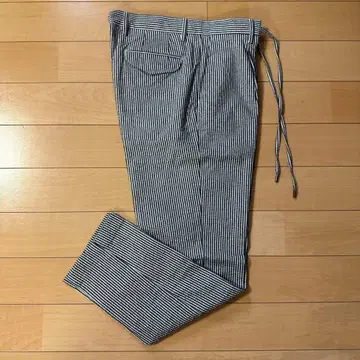 GERMANO 젤마노 빔즈 F 시어서커 드로 코드 팬츠