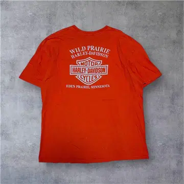 Harley-Davidson 오렌지 티셔츠