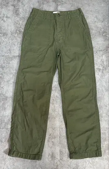 UNITED ARROWS TOKYO 베이커 팬츠 올리브 밀리터리