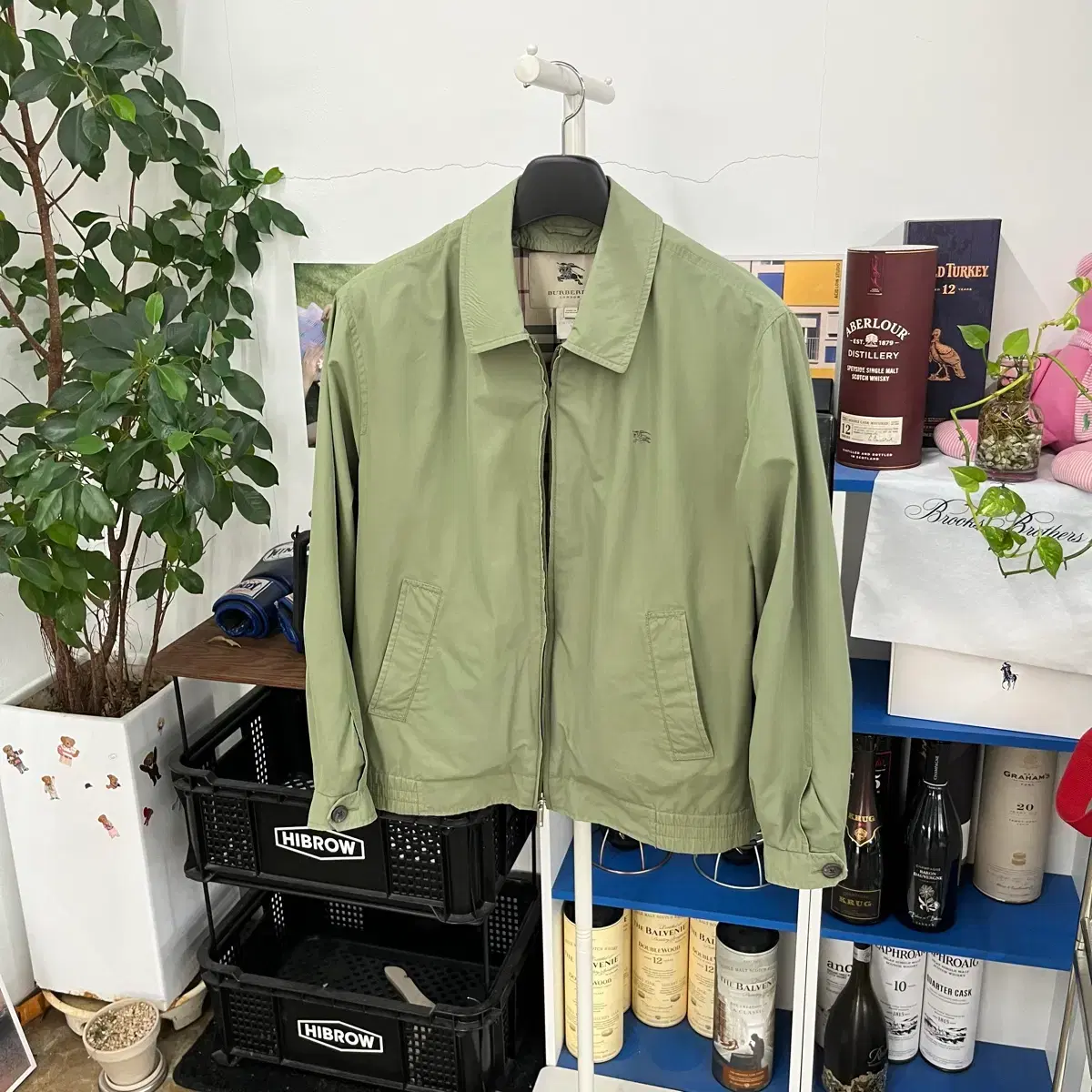 Mong Vintage (90) Burberry Men's Blouson Jacket | Bunjang Global