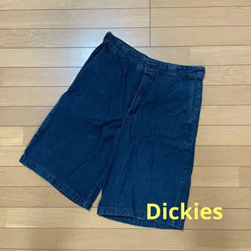 Dickies 다크 블루 데님 숏팬츠