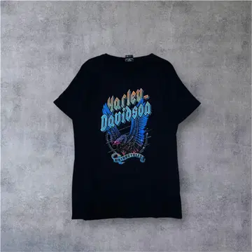 Harley-Davidson 그래픽 T셔츠 블랙