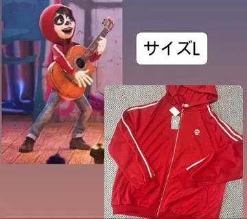PIXAR 후드 부착 저지 빨간색 리멤버 미 사이즈 L