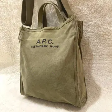 APC 토트백 숄더백 2WAY 카키