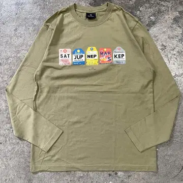 새상품급 PS Paul Smith 긴팔 티셔츠 L 사이즈 롱티 컷앤소