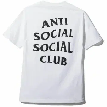 ANTI SOCIAL SOCIAL CLUB 화이트 스니커즈 티셔츠 M