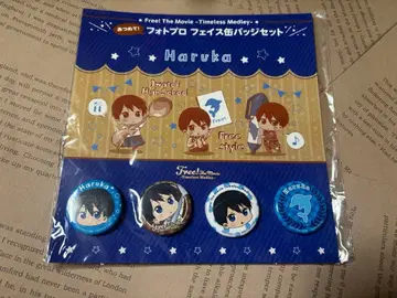 Free! TM 사진 프로 페이스 캔뱃지 나나세 하루카