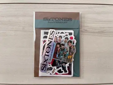 미개봉 새상품 SixTONES 10thAnniversary 스티커 세트