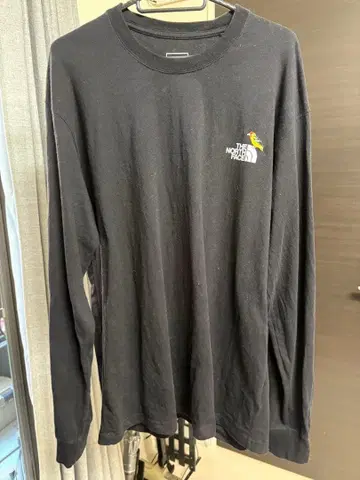THE NORTH FACE 블랙 롱 슬리브 T셔츠 XL