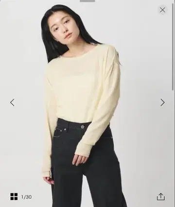 MARW UNITED ARROWS 시어 맨투맨 풀오버