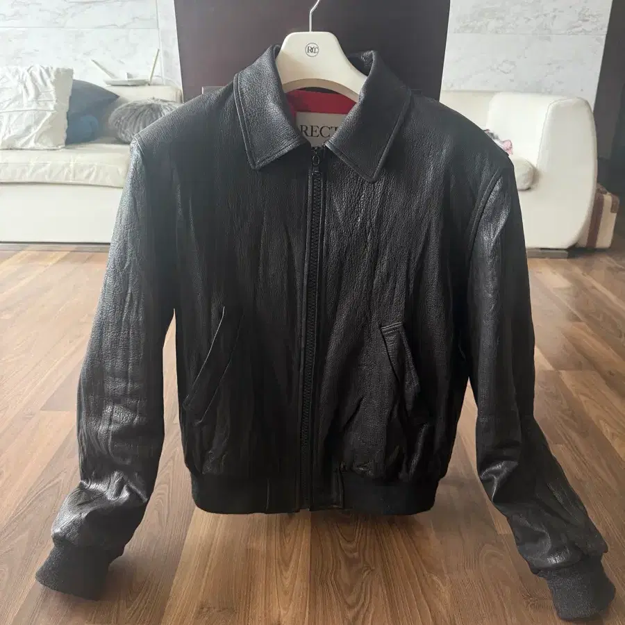 Recto Ben Goat Leather Jacket Large L Size #recto,#렉토 on Bunjang