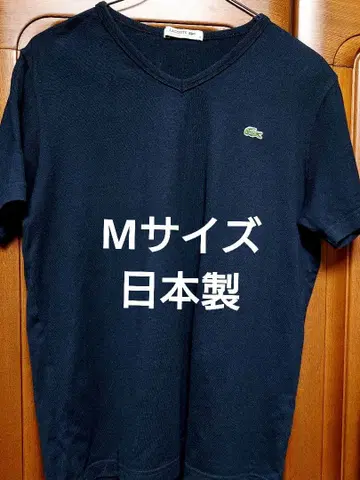 LACOSTE 라코스테, 블랙, T셔츠, (4) M, 일본제, 정품