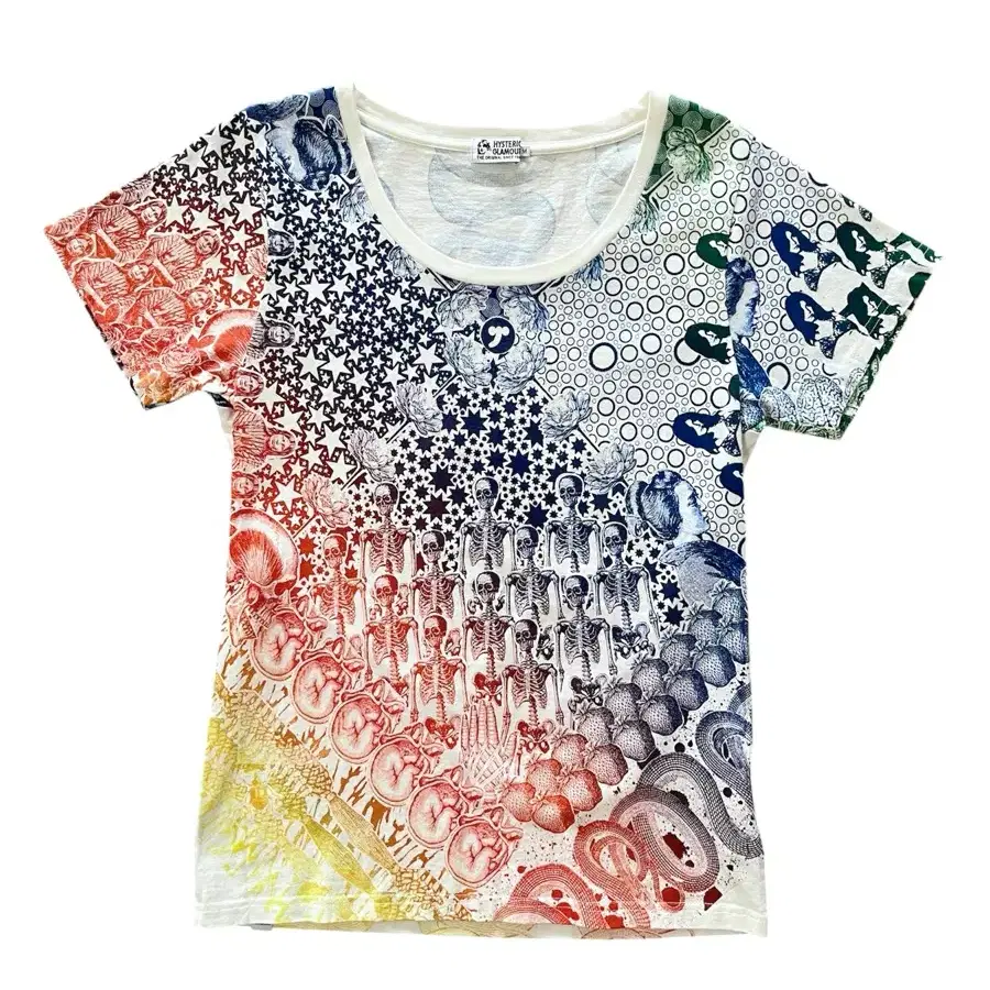 Hysteric Glamour Archive Leopard Pattern Short Sleeve T-shirt