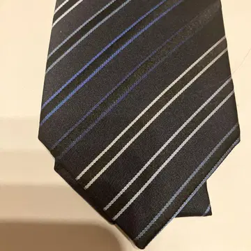 Paul Smith 블랙과 파랑 스트라이프 넥타이