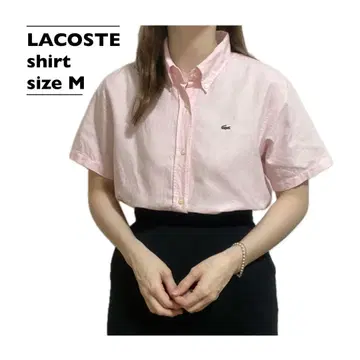 LACOSTE 라코스테 반팔 셔츠 원포인트 자수 로고