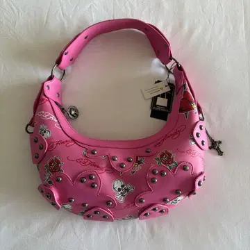 Ed Hardy 에드하디 스컬 핑크 미사용 새상품 택 포함