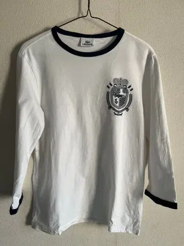 [ LACOSTE ] 엠블럼 로고 링거 롱 슬리브 T셔츠 긴팔