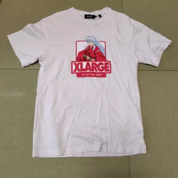 XLARGE 이누야샤 화이트 T셔츠 캐릭터