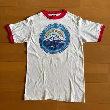 70s anvil 블랙택 빈티지 링거 티셔츠 스미코미 미국