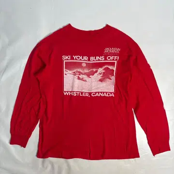 80s Hanes 헤인즈 긴팔 롱티 롱 슬리브 캐나다 휘슬러