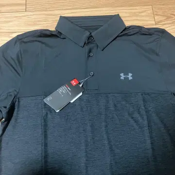 [미사용 새상품] 택 포함 UNDER ARMOUR 남성용 긴팔 피케 셔츠