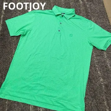 컨디션 최상 FOOTJOY 남성용 골프 셔츠 그린 XL