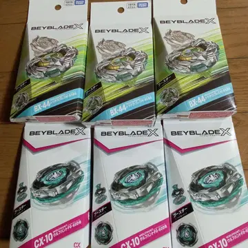 베이블레이드X 6점 묶음 판매 Beyblade CX-10 BK44