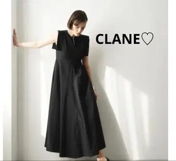 CLANE 스퀘어 슬리브 원피스