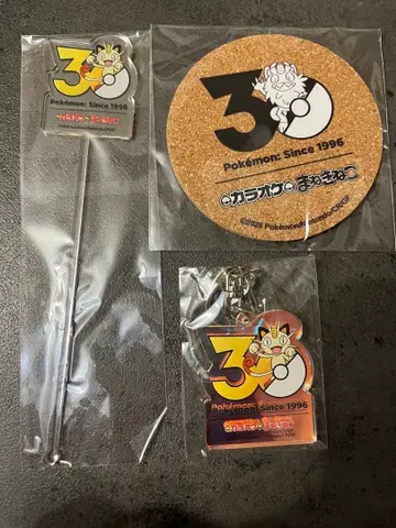 포켓몬 30주년 마네키네코 콜라보 코르크 코스터 스틱 참