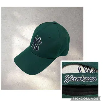 레어 컬러 90s NY Yankees 트러커 캡 거의 데드