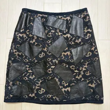 3.1 Phillip Lim 램 가죽 레이스 스커트